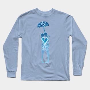 Lovers in the Rain (gay) Long Sleeve T-Shirt